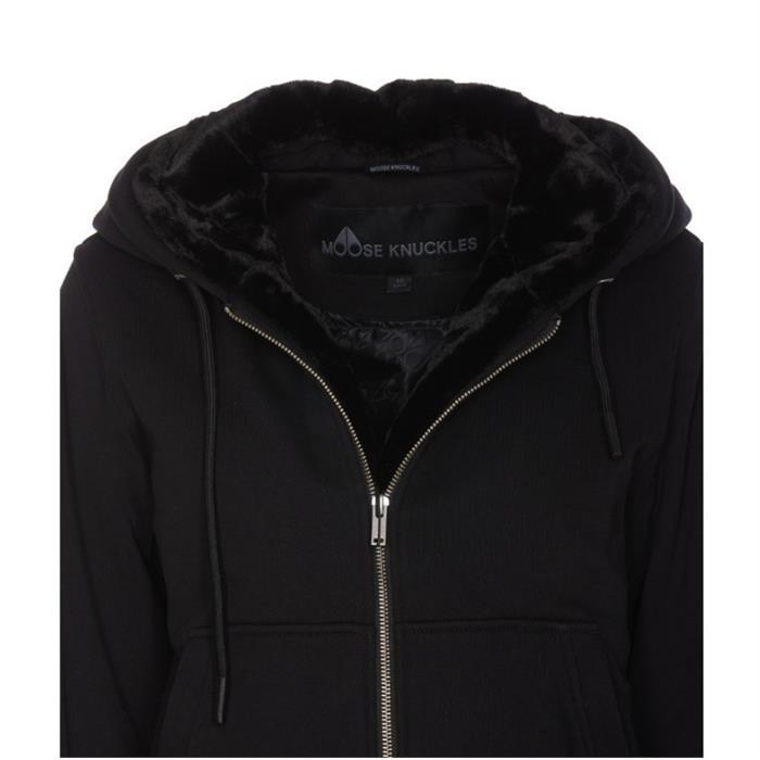Moose Knuckles Classic Bunny Hooded Zip-Up Jersey Jacket M34LS636 291