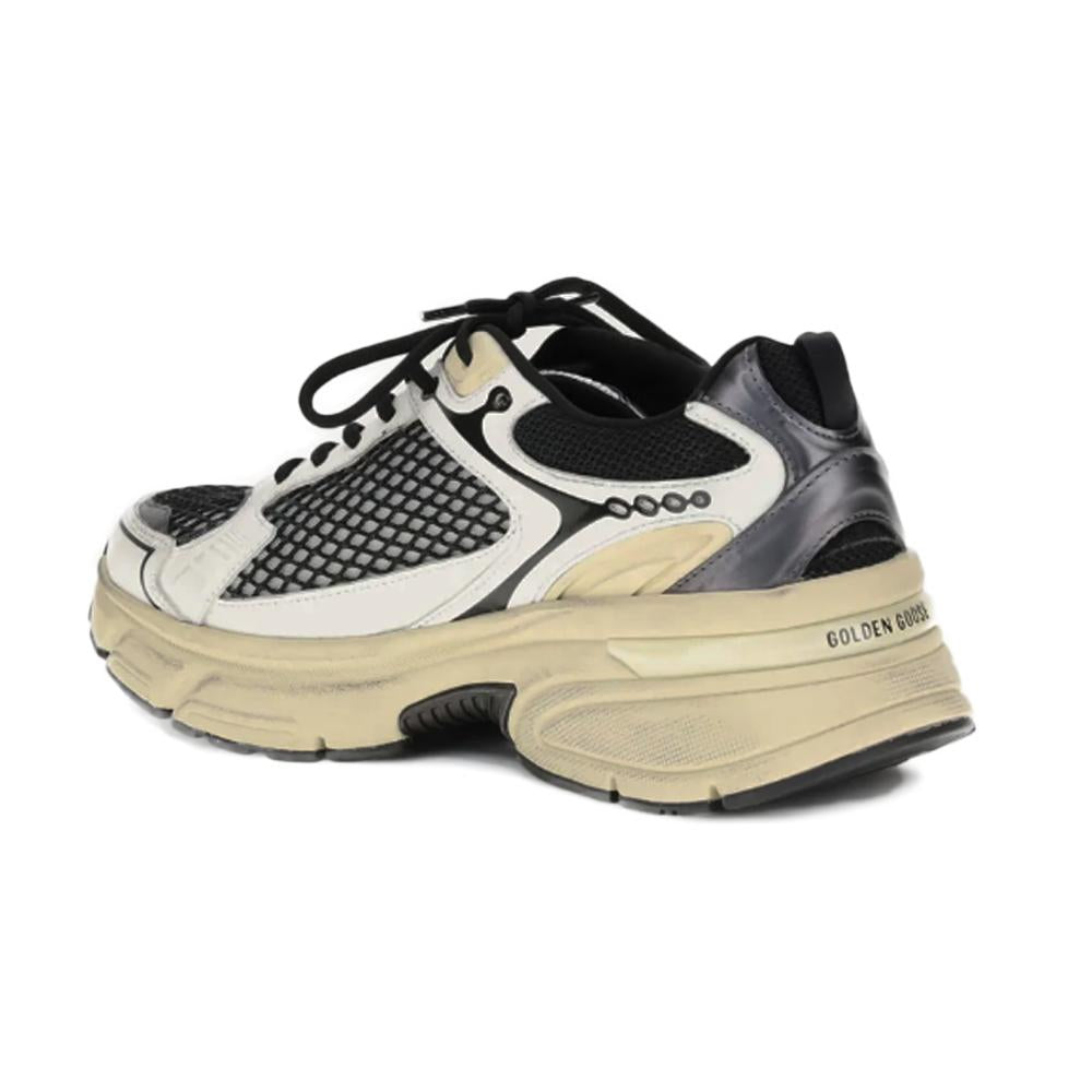 GOLDEN GOOSE Lightstar Mesh Lace-Up Low-Top Sneakers White B 00724 F007334 10546