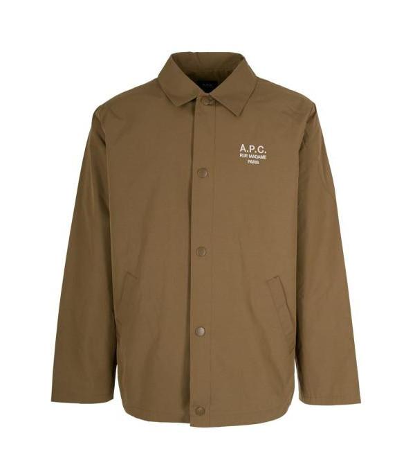 A.P.C. Regis Jacket Men’s Black Cotton Zip-Up Jacket H02960 CAC