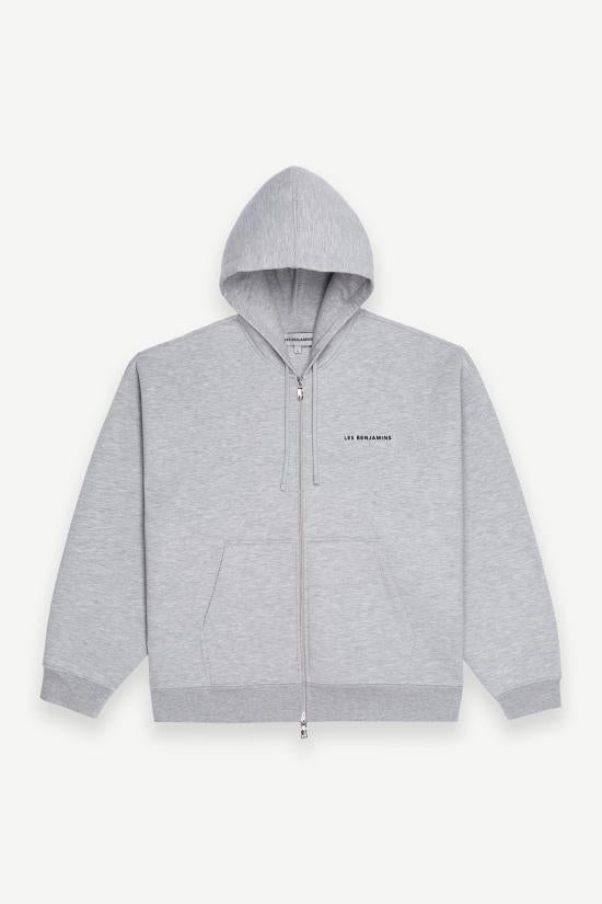 Les Benjamins Hoodie Sweatshirt for Women LEBM251MRHD039GR GREY MENLANGE DOM