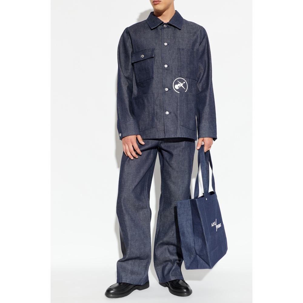 A.P.C. Men’s Denim Jeans Blue Fragment Collaboration