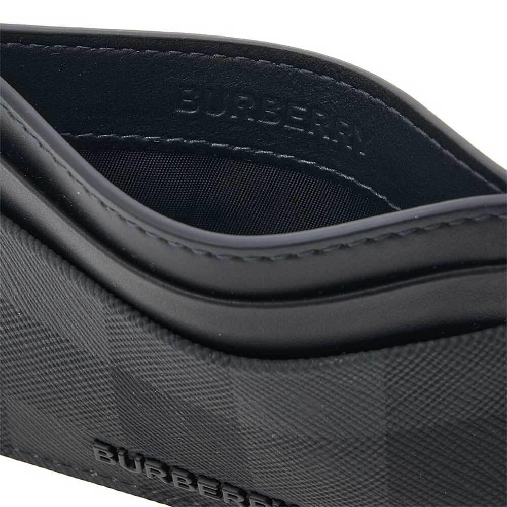 BURBERRY Tall Check Card Holder for Men