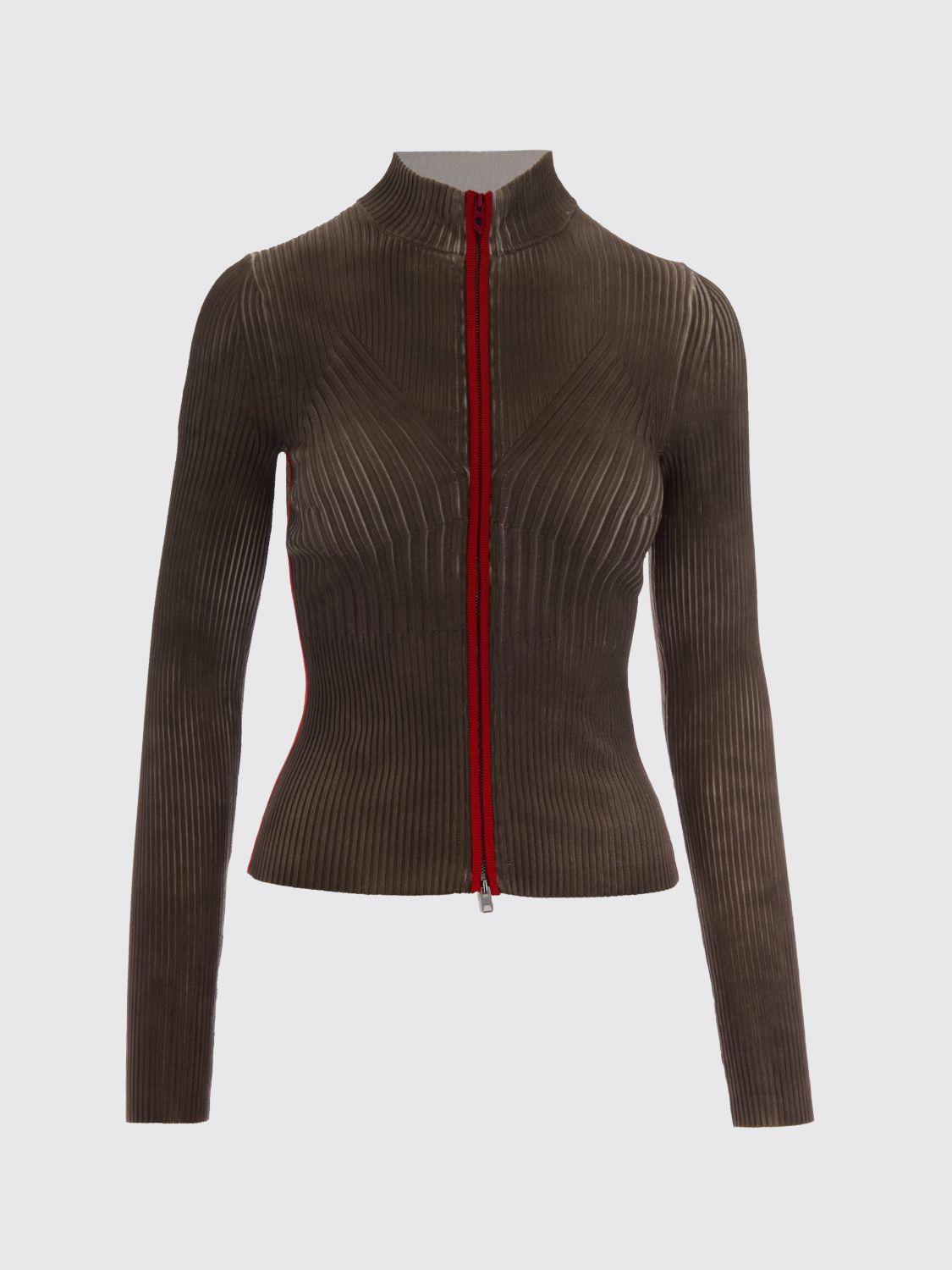 DIESEL Black Knit Zip-Up Sweater