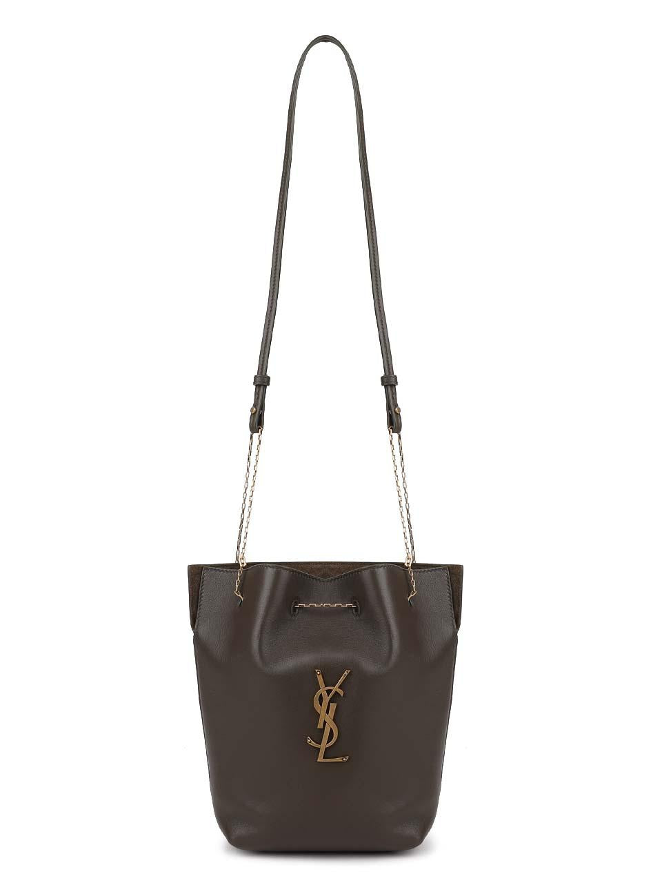 Saint Laurent Lambskin Pochon Shoulder Bag