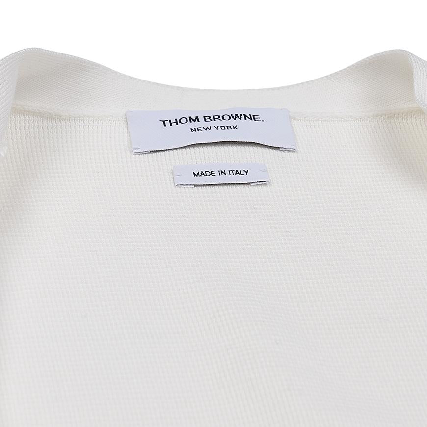 THOM BROWNE Men’s 4-Bar Stripe Wool Cardigan MKC460A Y3006 100