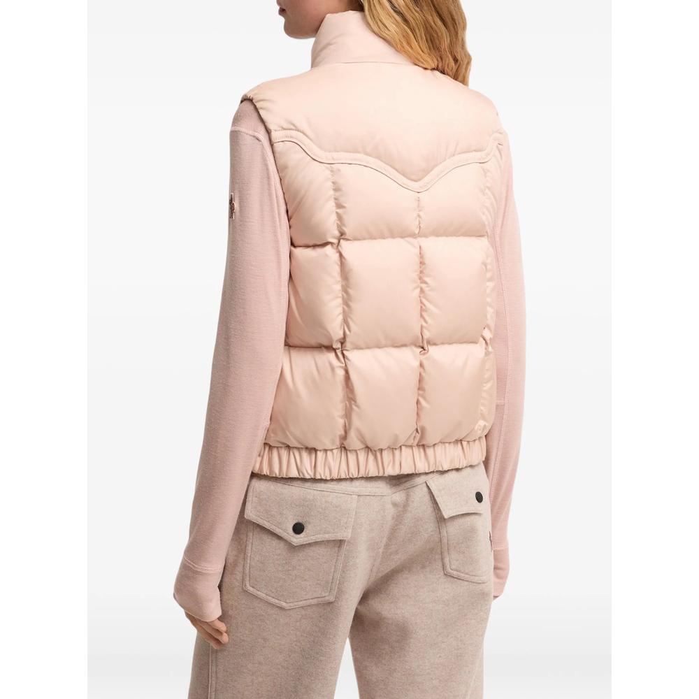 Moncler Down Vest Women’s Quilted Puffer Jacket Beige