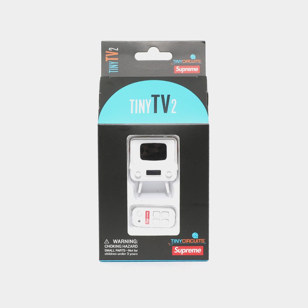 Supreme Tiny TV 2 White Bi-Fold Wallet SS26 A20