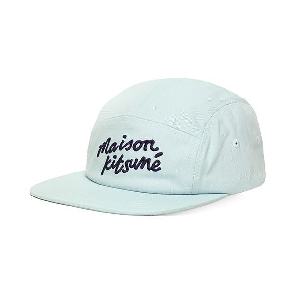 Maison Kitsune Handwriting Logo Cotton Baseball Cap for Men