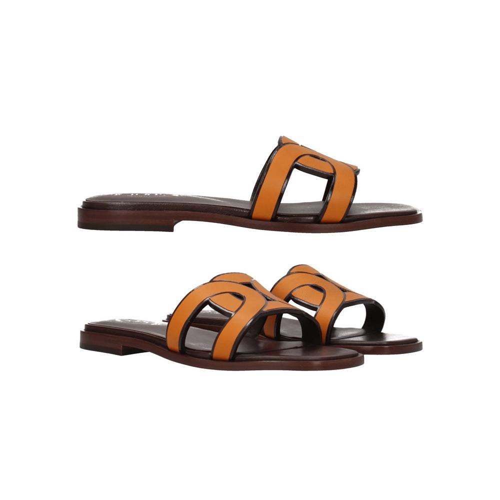 Tods Catena Chain Flat Sandals XXW70K0GU70 MID G622