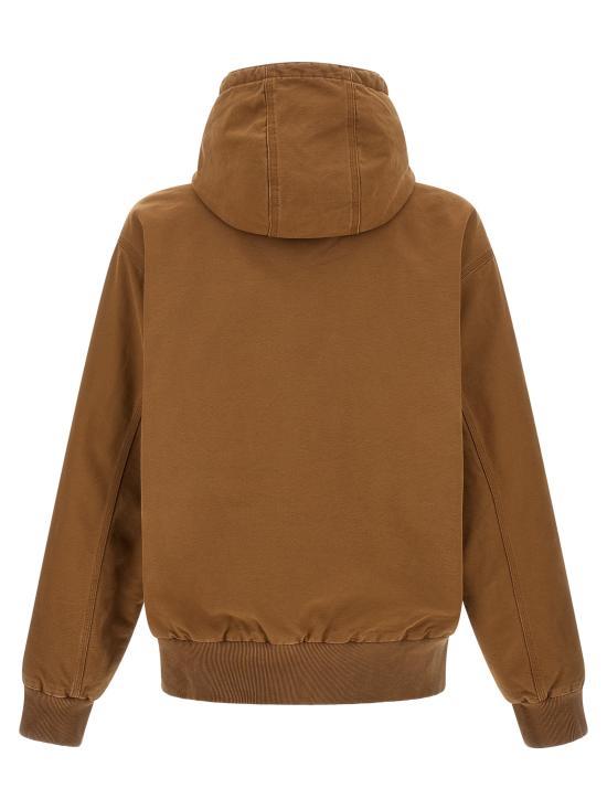 CARHARTT WIP Brown Canvas Work Jacket for Men