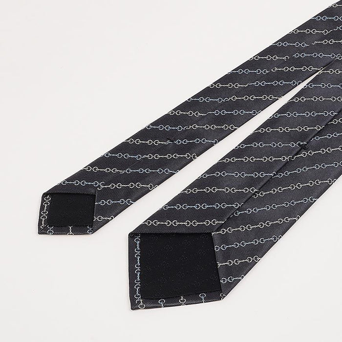 GUCCI Men’s Horsebit Silk Jacquard Tie 835757 4E009 4269