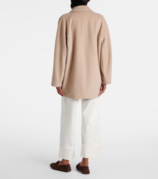 Max Mara Wool Blend Long Coat Women’s Fall Winter Collect 21086021 001 BEIGE DOM