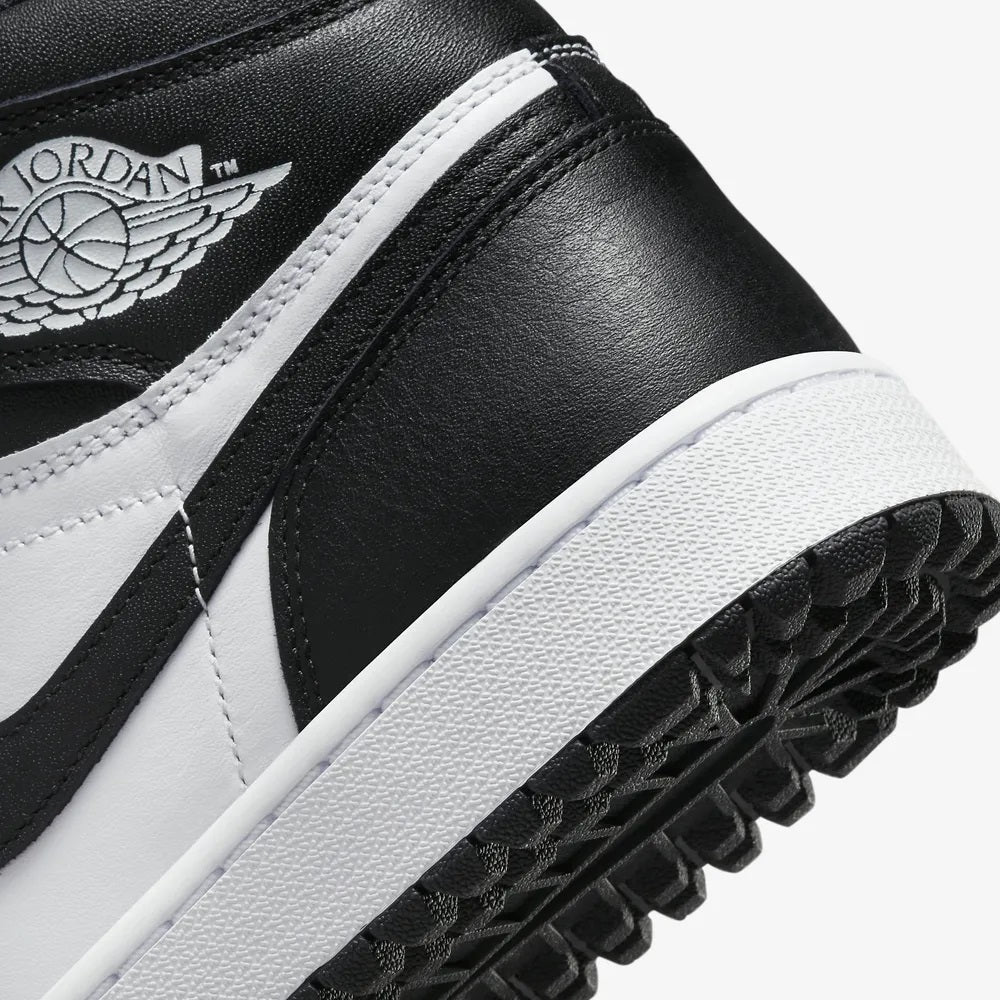 Nike Air Jordan 1 High Golf White Black Men's Golf Shoes DQ0660 101