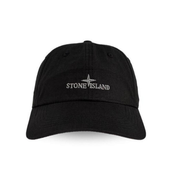 STONE ISLAND Ripstop Baseball Cap Black K2S159100015 S0154 V0029