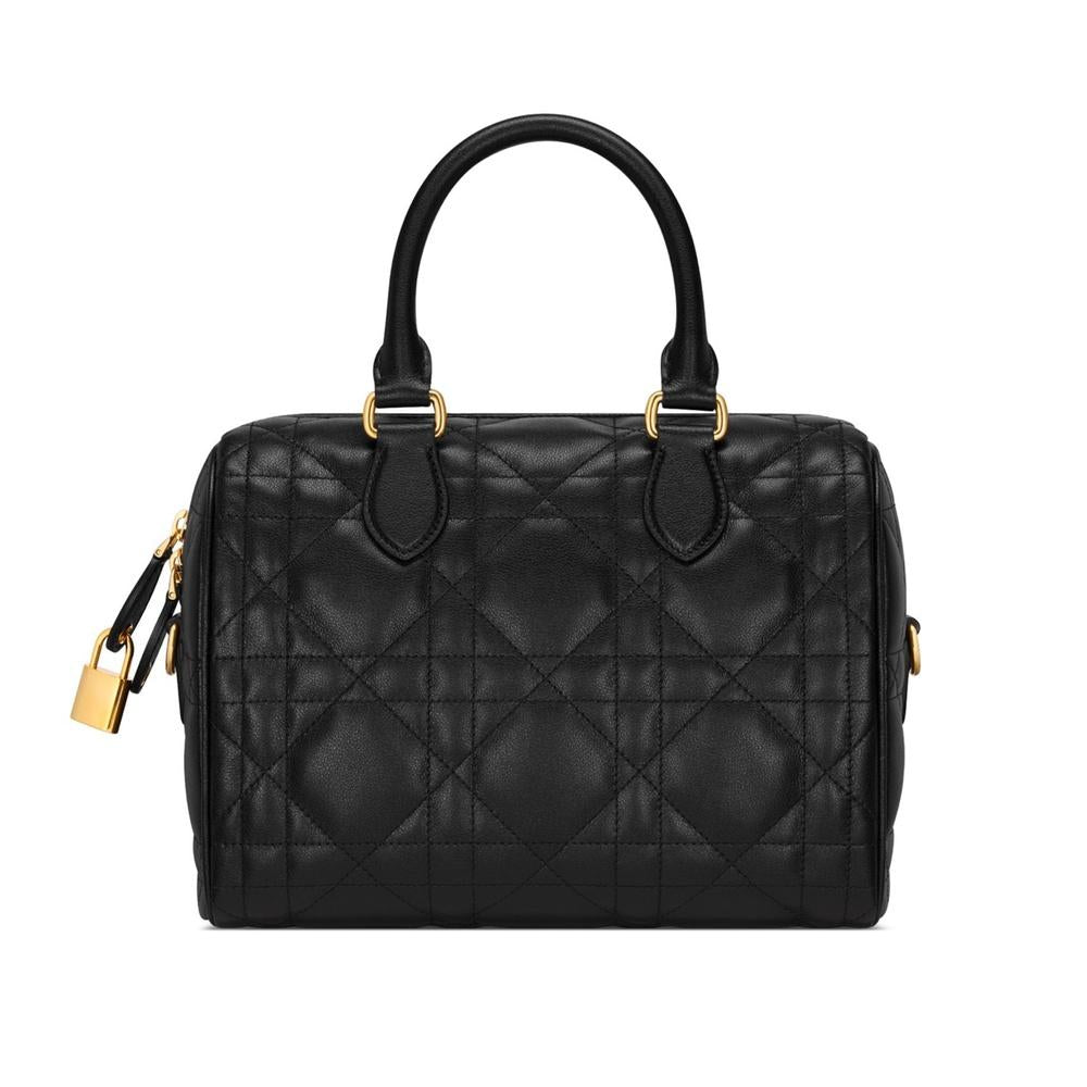 DIOR Groove 25 Soft Tote Bag Black Leather Tote