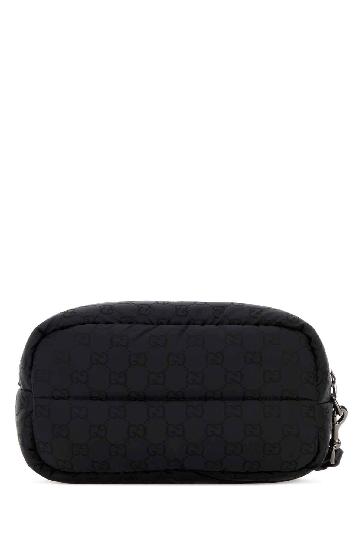 GUCCI Black Leather Clutch Bag