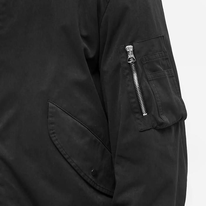 Ten C Black Bomber Jacket 22CTCUC04064 A06105 999