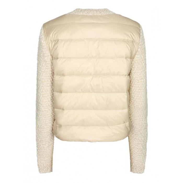 Moncler Women's Padded Full-Zip Knit Cardigan Jacket