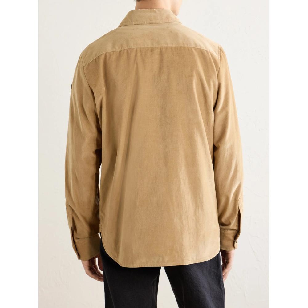 Moncler Men’s Corduroy Shirt Jacket Brown
