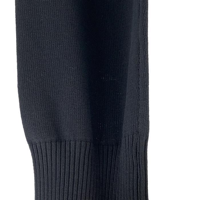 CP Company Cotton Crepe Round Neck Knit Sweater with Lens Patch