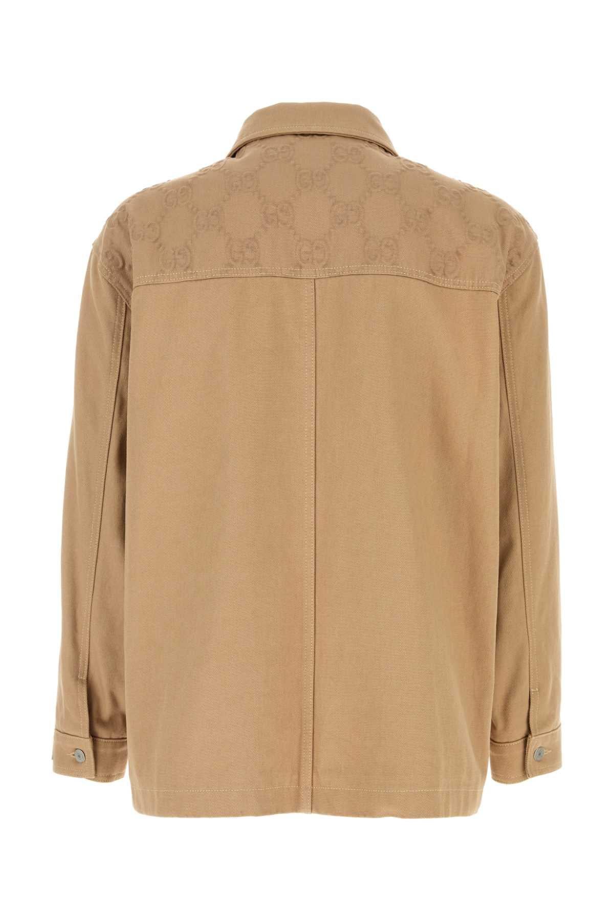 GUCCI Beige Casual Jacket SS24 Men’s Jacket