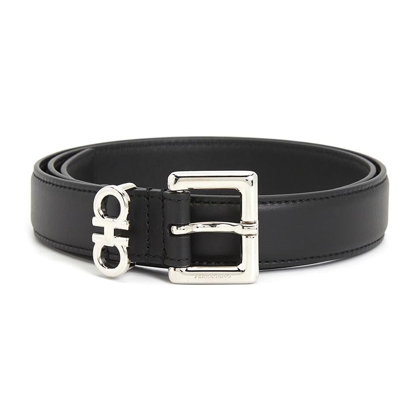 Ferragamo Gancini Leather Women’s Belt 230346 0791904
