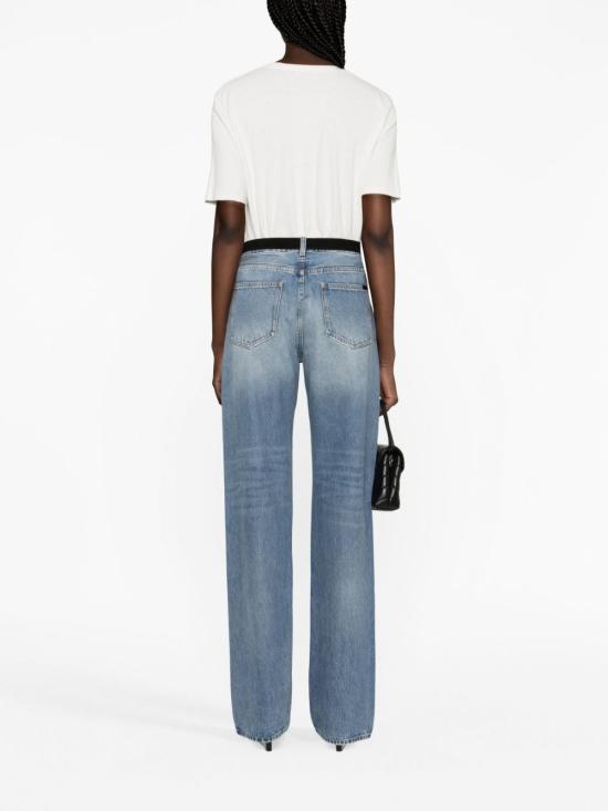 Saint Laurent Short Sleeve T-Shirt – Black Cotton Tee 747125 YB2XE 9599