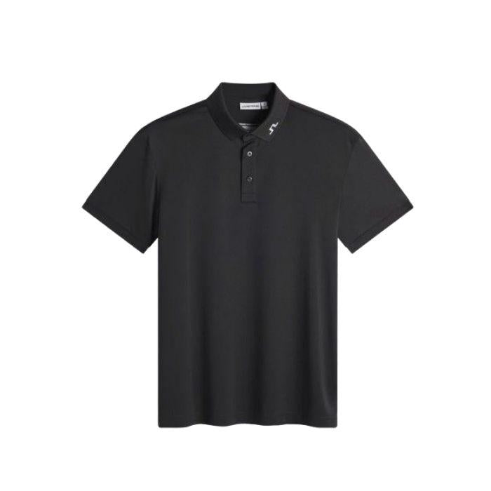 J LINDEBERG Men’s KV Golf Polo Shirt Short Sleeve Black