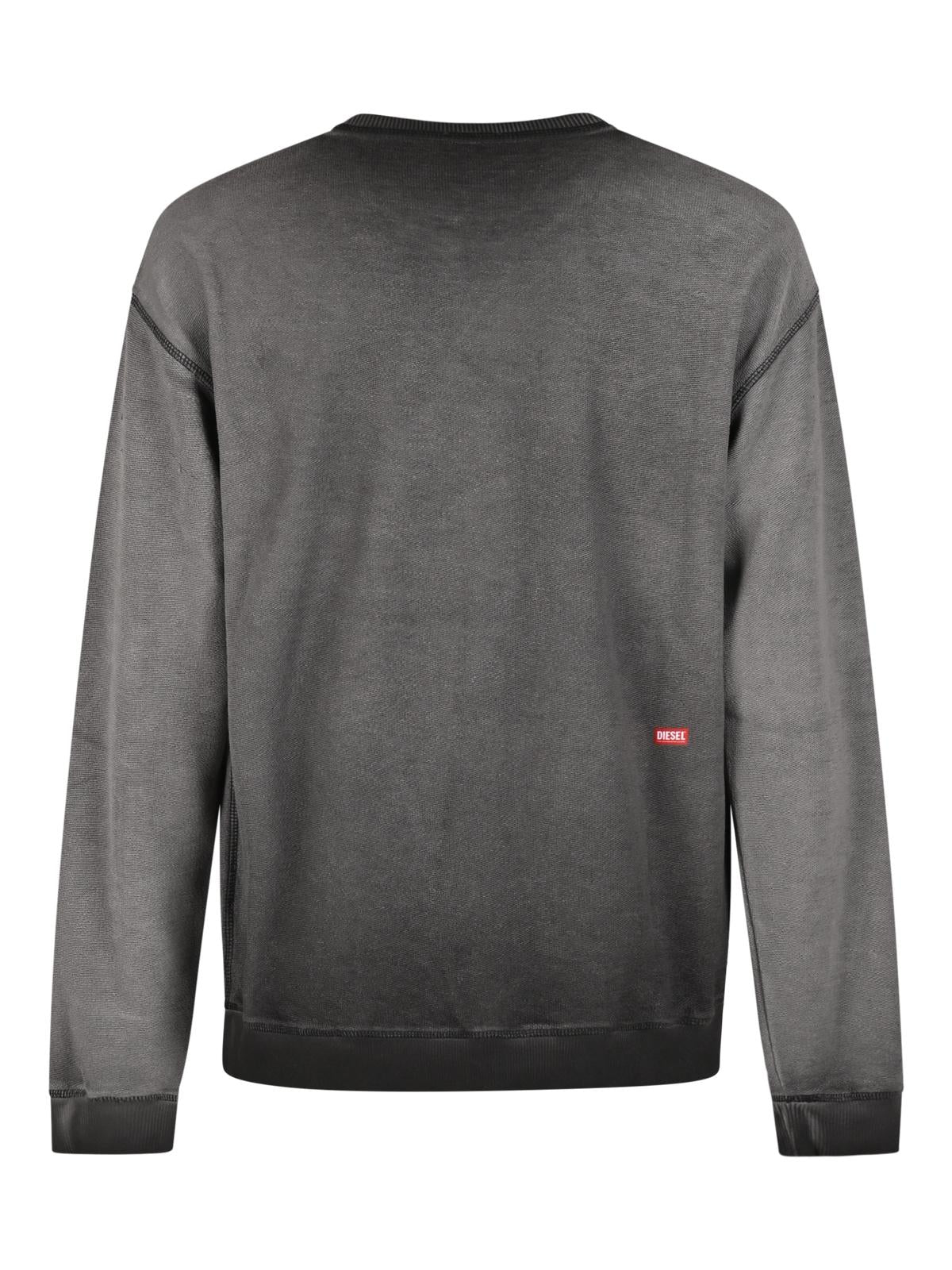 DIESEL Black Knit Sweatshirt Men’s Pullover