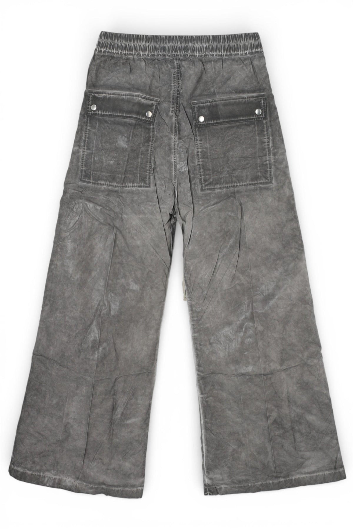 Rick Owens DRKSHDW Geth Belas Dark Dust Foil Cotton Poplin Cargo DU01E3378 PF 78