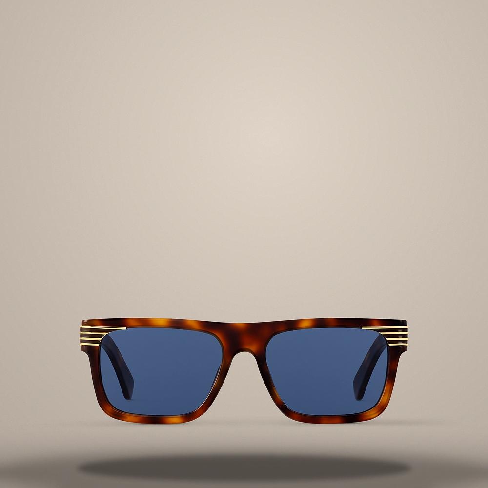 Louis Vuitton LV Slide Square Sunglasses Chocolate Turquoise Z2746U