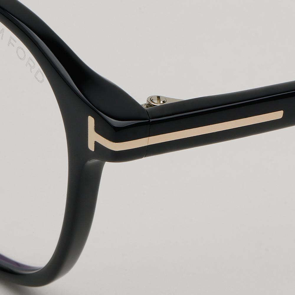 TOM FORD Black Blue Light Blocking Optical Glasses Unisex Frames TF6155 K B 001