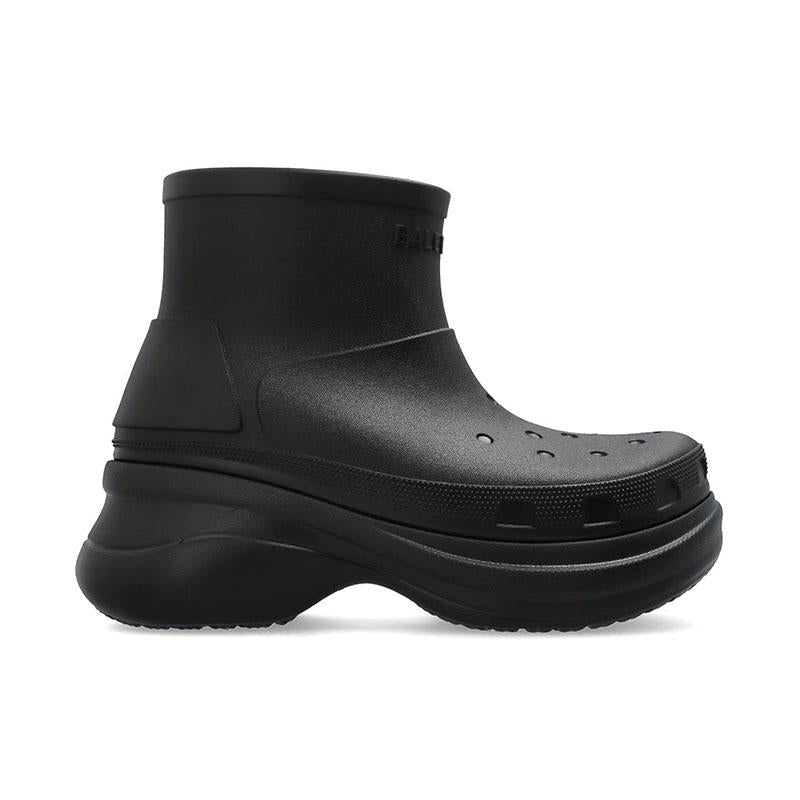 BALENCIAGA Crocs Ankle Chelsea Boots Black Unisex
