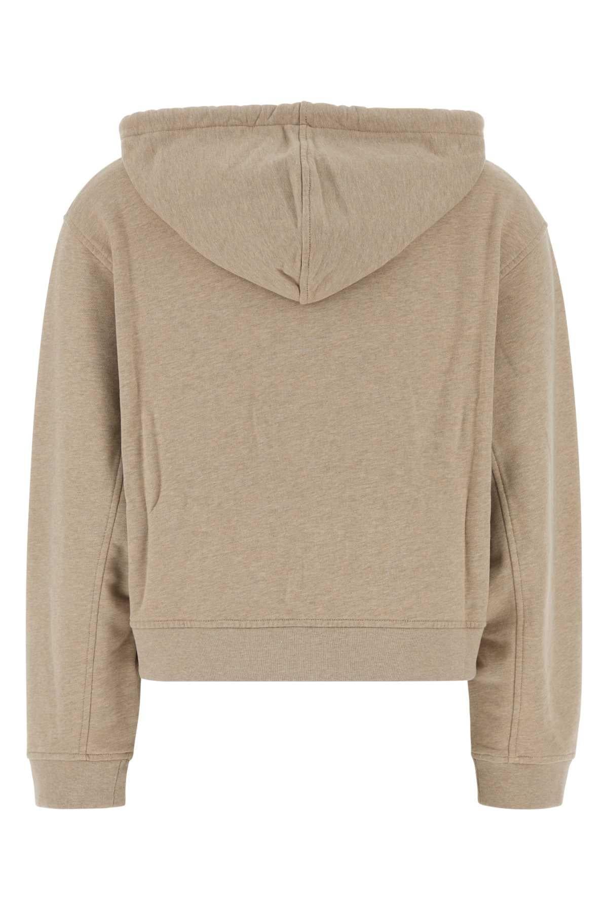 Maison Kitsune Wool Zip-Up Knit Cardigan for Women
