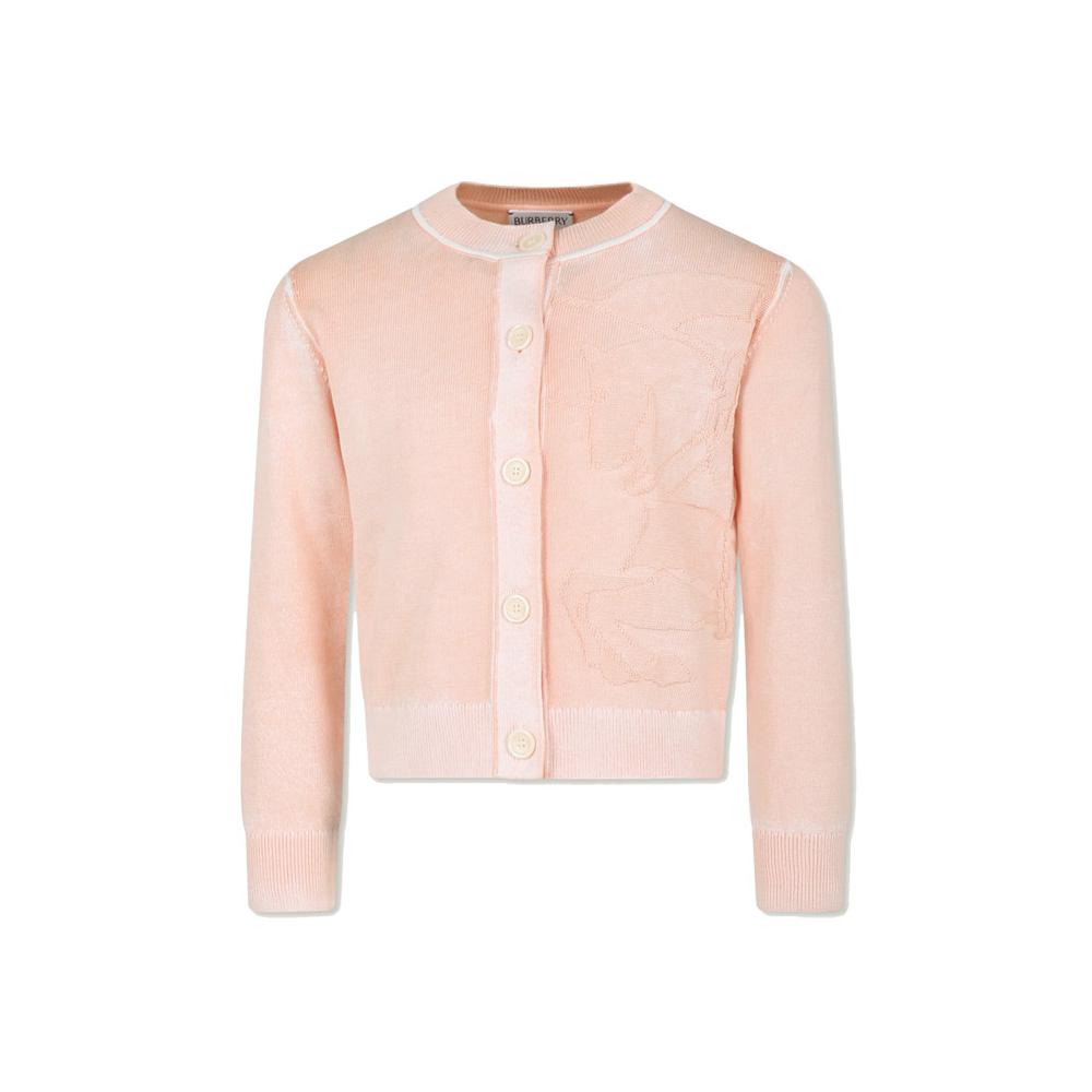 BURBERRY Dusty Pink Button Cardigan Women