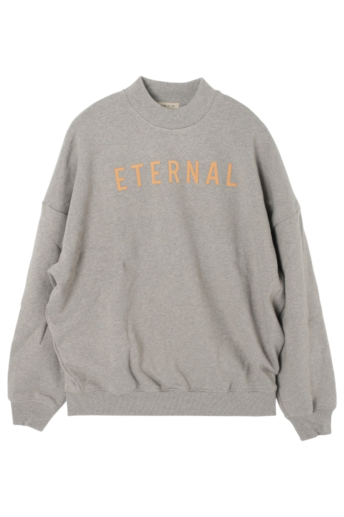 Fear of God Heather Gray Fleece Crewneck Sweatshirt