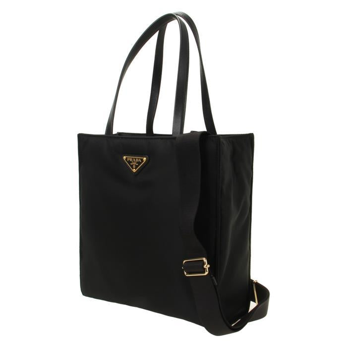 PRADA Re-Nylon Padded Tote Bag Black
