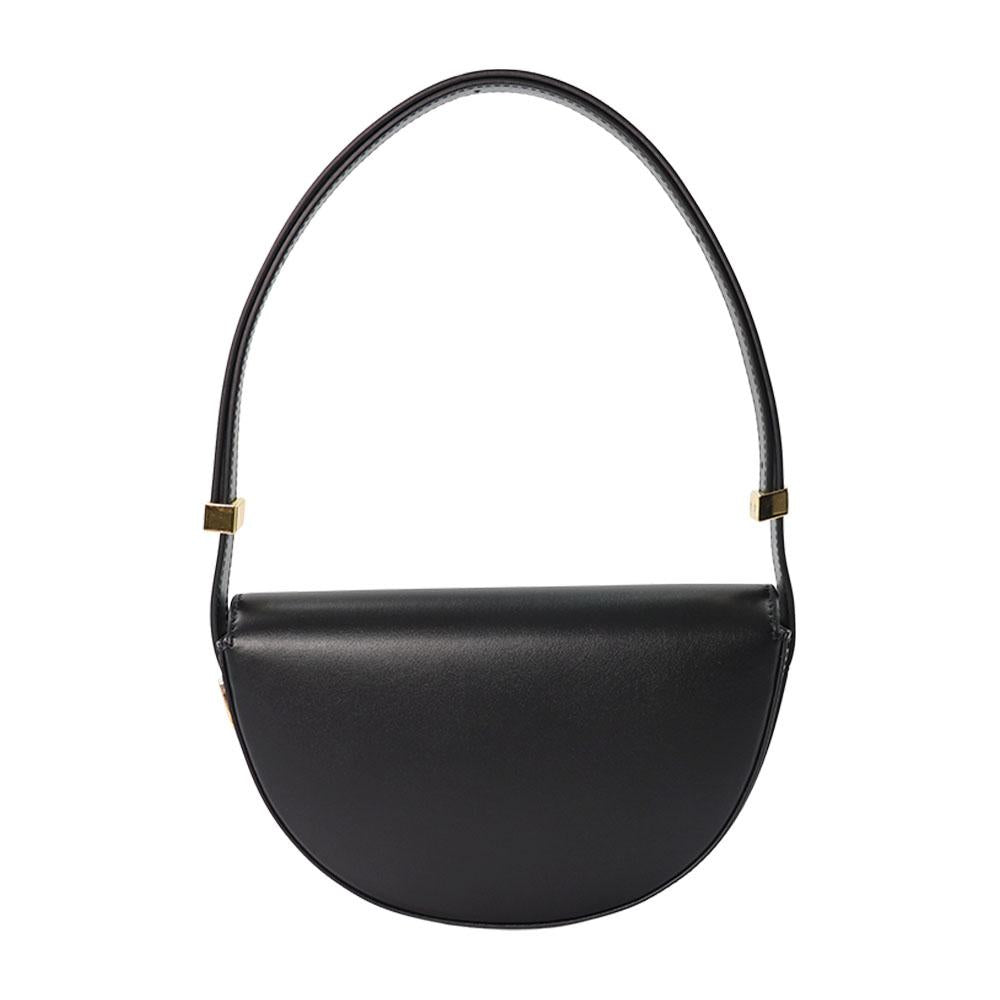 PATOU Le Patou Small Shoulder Bag Black Leather