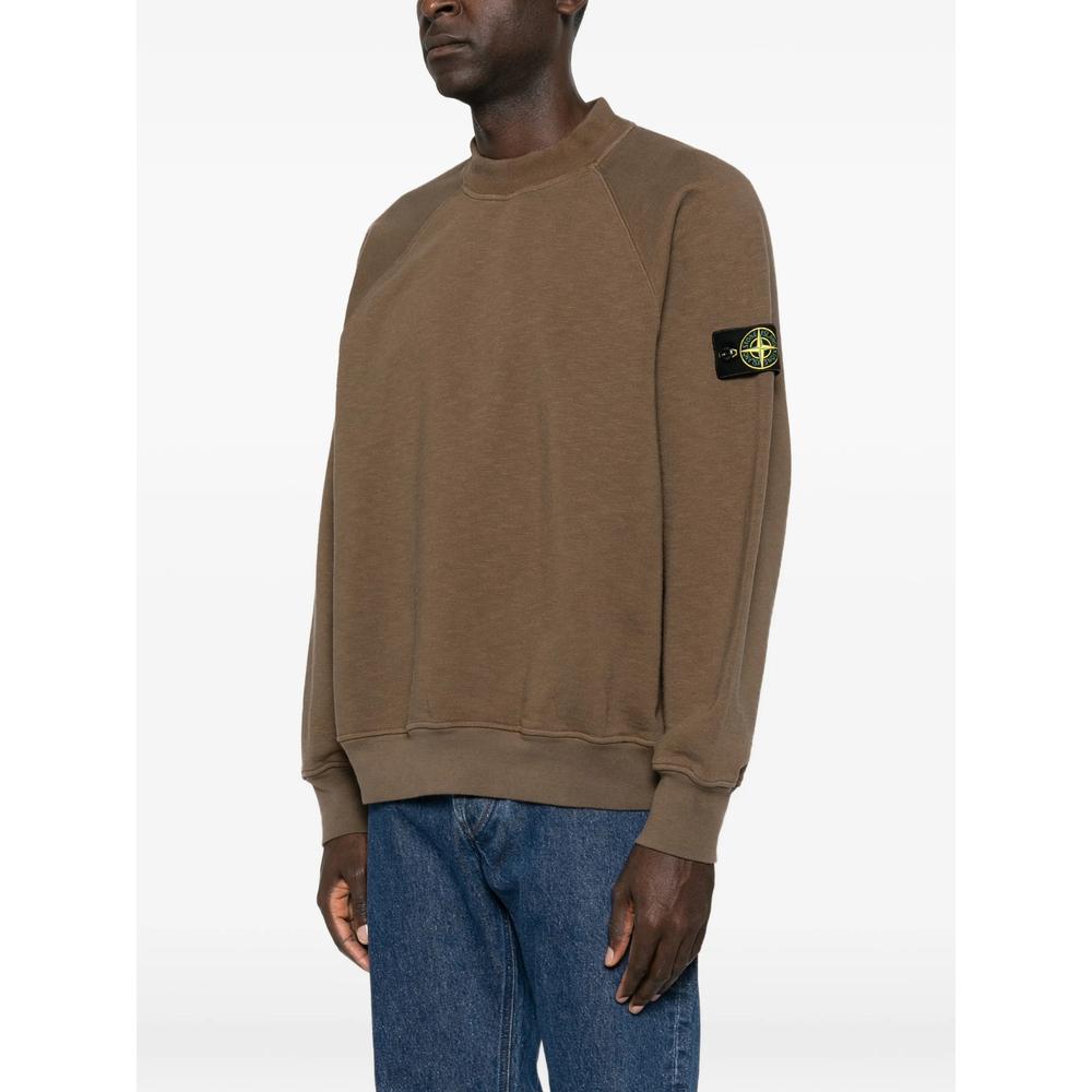 STONE ISLAND Cotton Crewneck Sweatshirt V007C Navy Men