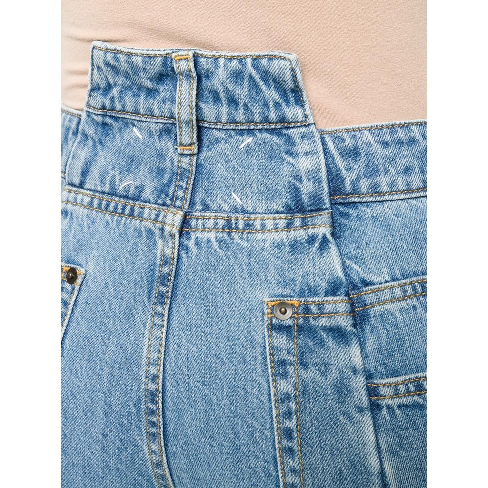 Maison Margiela Gray Denim Jeans Women’s Straight Leg Pants