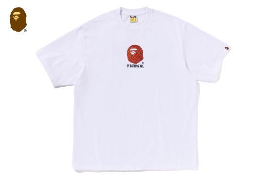 BAPE White Short Sleeve T-Shirt 001TEM801302 MWHT