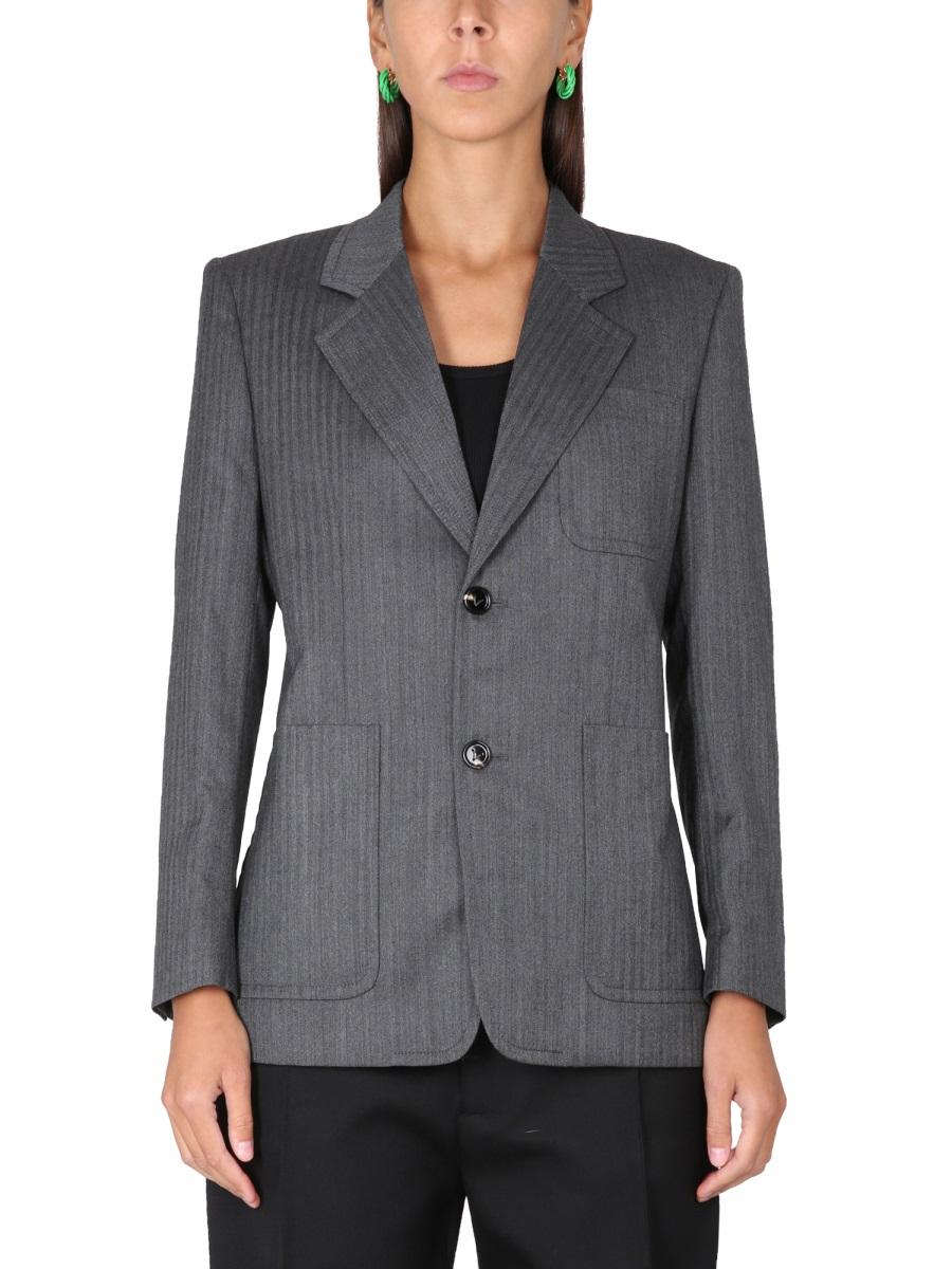 Bottega Veneta Black Wool Blazer Jacket for Women