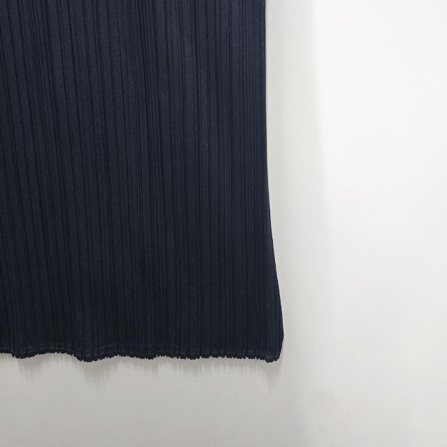 Issey Miyake Pleats Please New Bae 4 Long Dress Navy