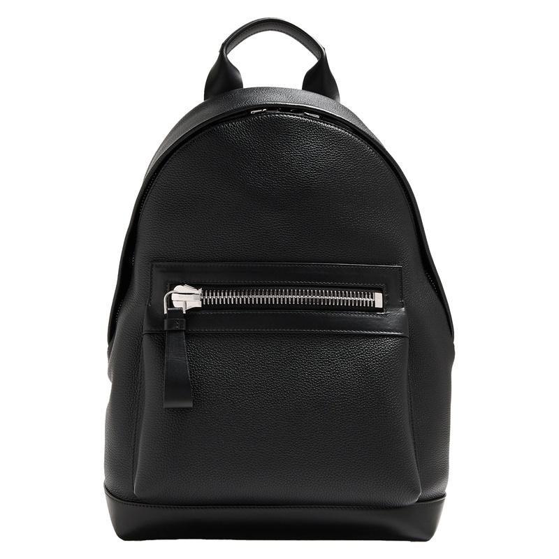 TOM FORD Leather Backpack Black Men's Backpack