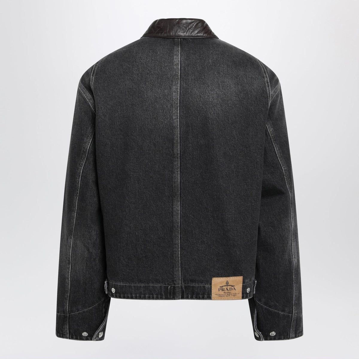 PRADA Blue Denim Trucker Jacket for Men