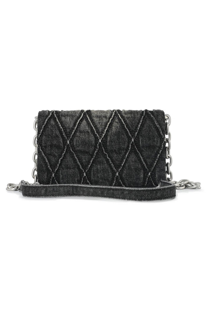 DIESEL Black CHARMD Wallet Strap Shoulder Bag X10281P6330 T8013
