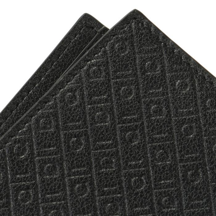 Ferragamo Monogram Bifold Wallet Men’s Leather Black