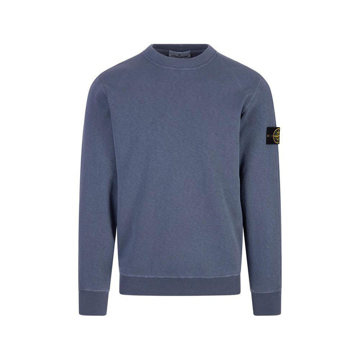 STONE ISLAND Marl Fleece Regular Fit Sweatshirt for Men