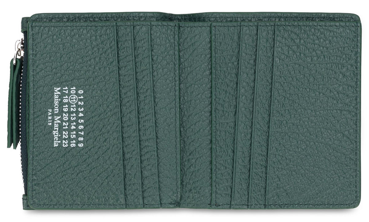 Maison Margiela Leather Card Holder Wallet Beige