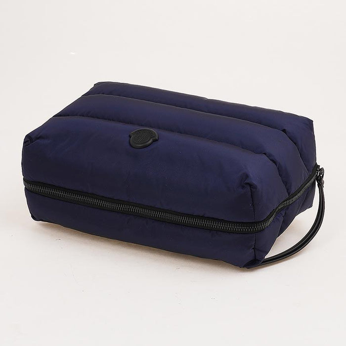 Moncler Karadoc Beauty Case Pouch for Women Navy